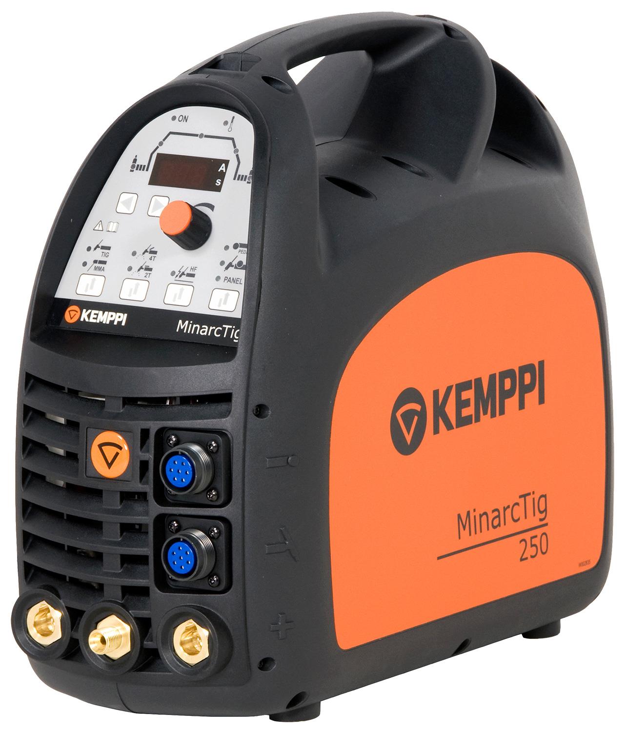 P0609TX  Kemppi MinarcTig 250 with 4m TX225G4 Torch, Earth Cable & Gas Hose